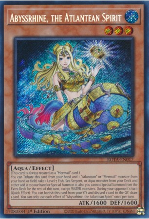 Abyssrhine, the Atlantean Spirit - ROTA-EN017 - Secret Rare