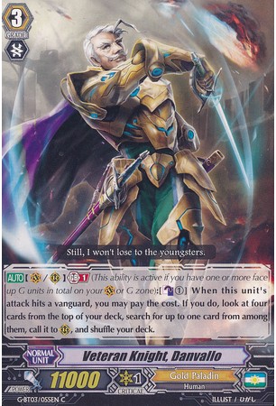 Veteran Knight, Danvallo - G-BT03/055EN - C