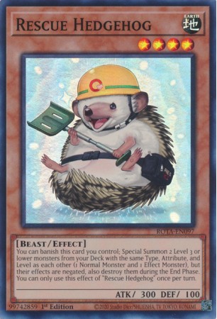 Rescue Hedgehog - ROTA-EN097 - Super Rare