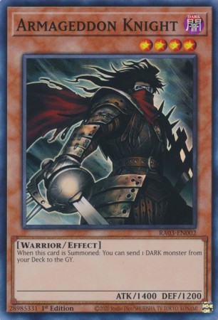 Armageddon Knight - RA03-EN002 - Secret Rare