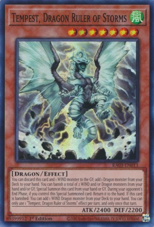 Tempest, Dragon Ruler of Storms - RA03-EN011 - Secret Rare