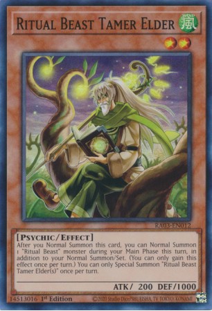 Ritual Beast Tamer Elder - RA03-EN012 - Super Rare