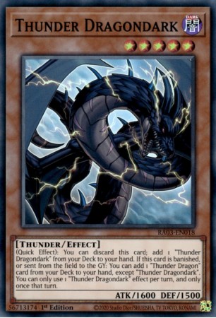 Thunder Dragondark - RA03-EN018 - Super Rare