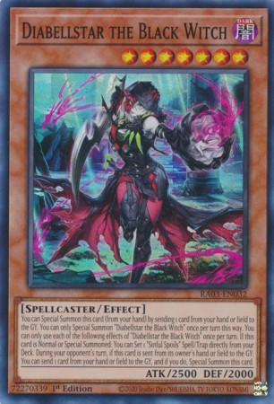 Diabellstar the Black Witch - RA03-EN032 - Ultra Rare