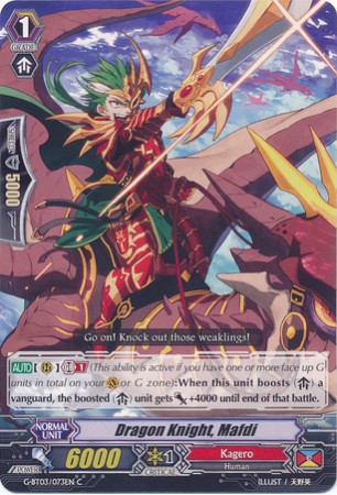 Dragon Knight, Mafdi - G-BT03/073EN - C