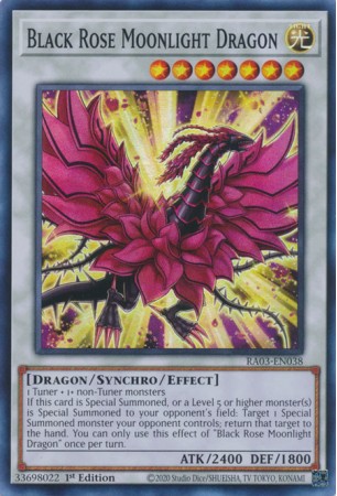 Black Rose Moonlight Dragon - RA03-EN038 - Ultra Rare