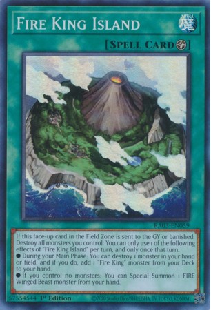 Fire King Island - RA03-EN059 - Super Rare