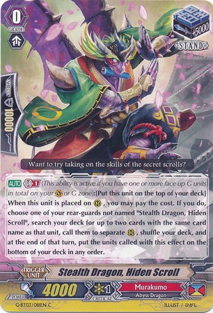 Stealth Dragon, Hiden Scroll - G-BT03/081EN - C