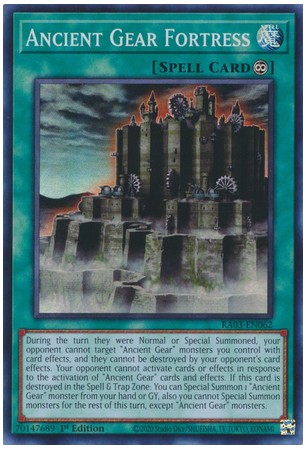 Ancient Gear Fortress - RA03-EN062 - Secret Rare