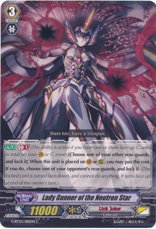 Lady Gunner of the Neutron Star - G-BT03/082EN - C