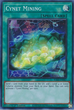 Cynet Mining - RA03-EN067 - Secret Rare