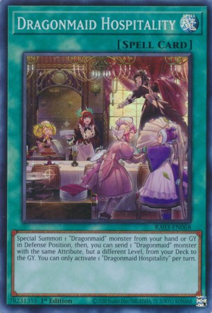 Dragonmaid Hospitality - RA03-EN068 - Super Rare