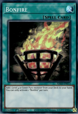 Bonfire - RA03-EN073 - Secret Rare