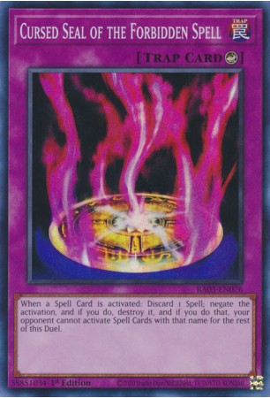 Cursed Seal of the Forbidden Spell - RA03-EN076 - Secret Rare