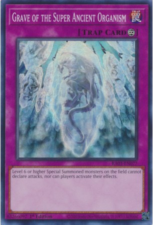 Grave of the Super Ancient Organism - RA03-EN077 - Secret Rare