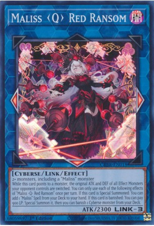 Maliss Q Red Ransom - CRBR-EN018 - Super Rare