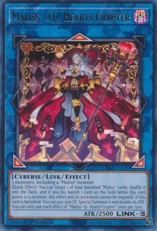 Maliss Q Hearts Crypter - CRBR-EN020 - Ultra Rare