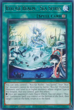 Ryu-Ge Realm - Sea Spires - CRBR-EN038 - Rare