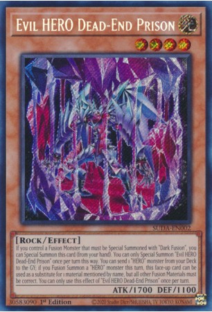 Evil HERO Dead-End Prison - SUDA-EN002 - Secret Rare