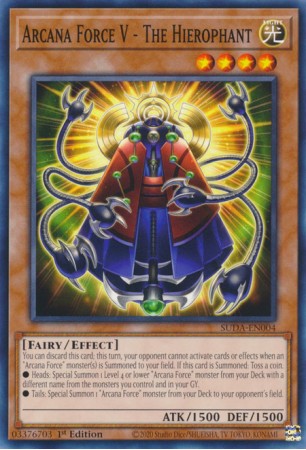 Arcana Force V - The Hierophant - SUDA-EN004 - Common