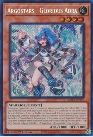 Argostars - Glorious Adra - SUDA-EN010 - Secret Rare