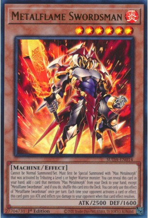 Metalflame Swordsman - SUDA-EN014 - Ultra Rare