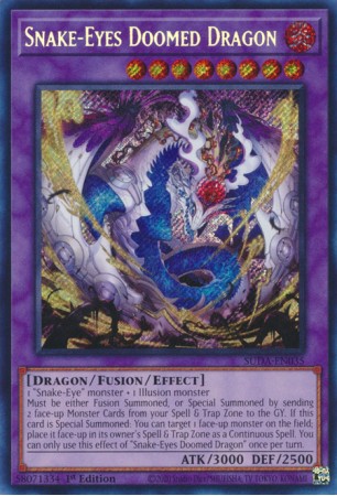 Snake-Eyes Doomed Dragon - SUDA-EN035 - Secret Rare