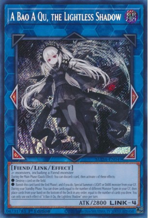 A Bao A Qu, the Lightless Shadow - SUDA-EN049 - Secret Rare