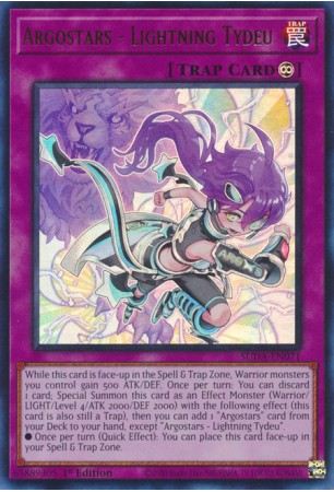 Argostars - Lightning Tydeu - SUDA-EN071 - Ultra Rare