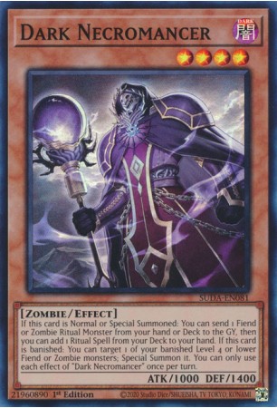 Dark Necromancer - SUDA-EN081 - Super Rare