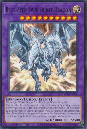 Blue-Eyes Twin Burst Dragon - SDWD-EN036 - Common