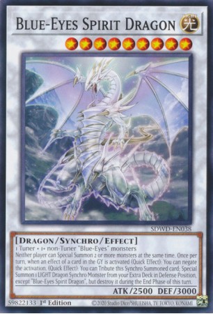 Blue-Eyes Spirit Dragon - SDWD-EN038 - Common