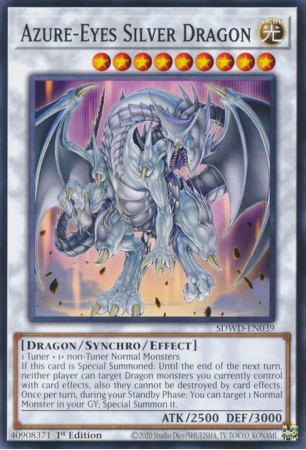 Azure-Eyes Silver Dragon - SDWD-EN039 - Common