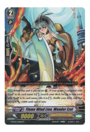 Flame Wind Lion, Wonder Ezel - G-BT07/028EN - R