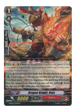 Dragon Knight, Roia - G-BT07/034EN - R