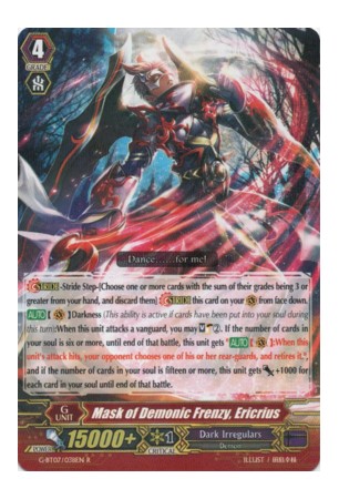 Mask of Demonic Frenzy, Ericrius - G-BT07/038EN - R