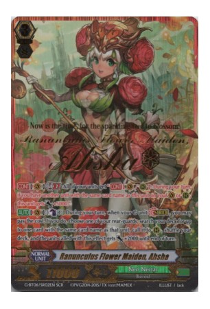 Ranunculus Flower Maiden, Ahsha - G-BT06/SR02EN - SR