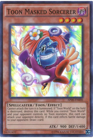 Toon Masked Sorcerer - AP08-EN006 - Super Rare