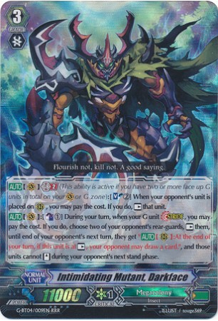 Intimidating Mutant, Darkface - G-BT04/009EN - RRR