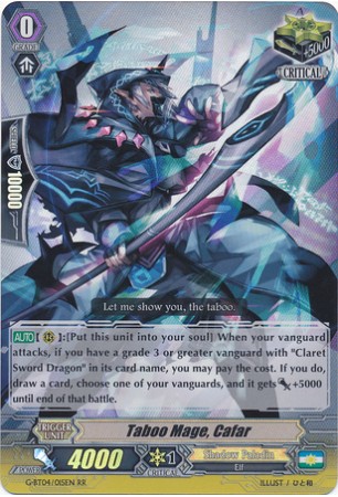 Taboo Mage, Cafar - G-BT04/015EN - RR