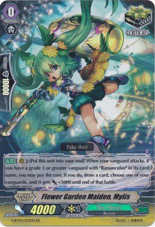 Flower Garden Maiden, Mylis - G-BT04/022EN - RR