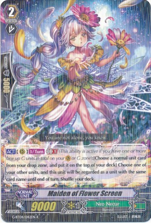 Maiden of Flower Screen - G-BT04/042EN - R