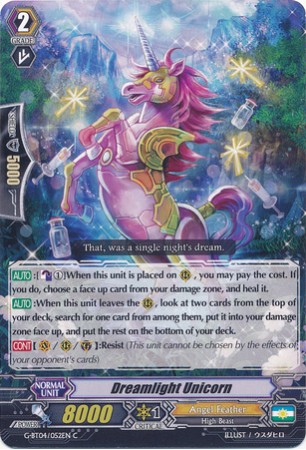 Dreamlight Unicorn - G-BT04/052EN - C