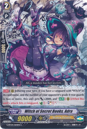 Witch of Secret Books, Adra - G-BT04/064EN - C