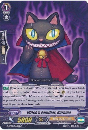 Witch's Familiar, Kuroma - G-BT04/066EN - C