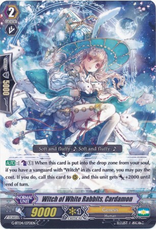 Witch of White Rabbits, Cardamon - G-BT04/070EN - C