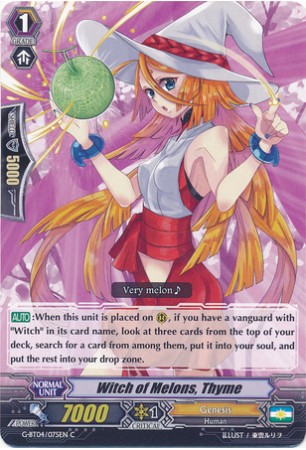 Witch of Melons, Thyme - G-BT04/075EN - C