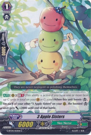 3 Apple Sisters - G-BT04/103EN - C