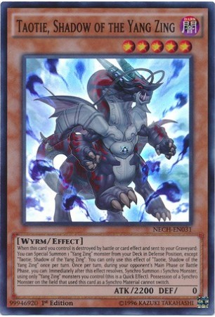 Taotie, Shadow of the Yang Zing - NECH-EN031 - Super Rare