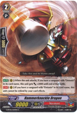 Hammerknuckle Dragon - G-BT05/059EN - C